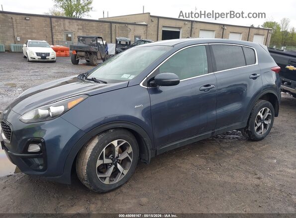 KNDPMCAC0L7641397 2020 KIA SPORTAGE Blue Передня ліва чверть