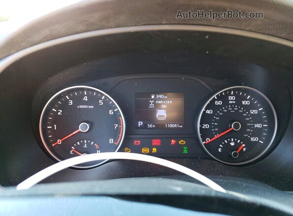 KNDPMCAC0L7731410 2020 KIA SPORTAGE Gray Instrument cluster view