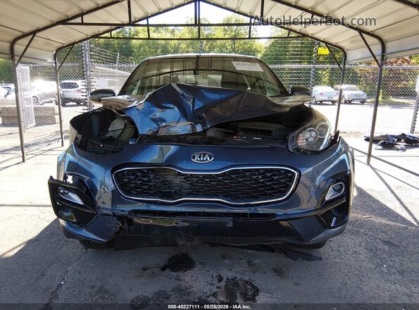 KNDPMCAC0L7829661 2020 KIA SPORTAGE Blue Вид задньої частини салону
