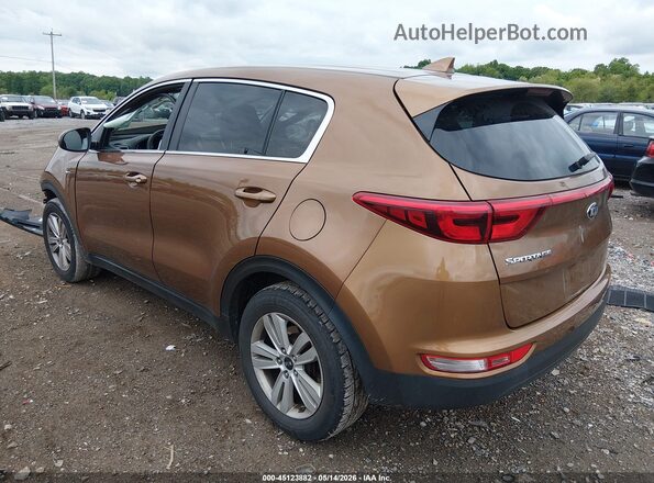 KNDPMCAC1K7616524 2019 KIA SPORTAGE Orange Rear left