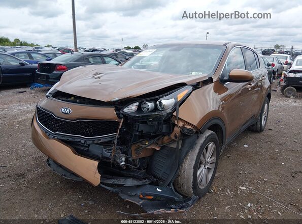 KNDPMCAC1K7616524 2019 KIA SPORTAGE Orange Front view