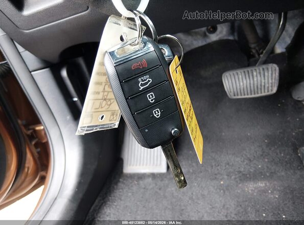 KNDPMCAC1K7616524 2019 KIA SPORTAGE Orange Dashboard view