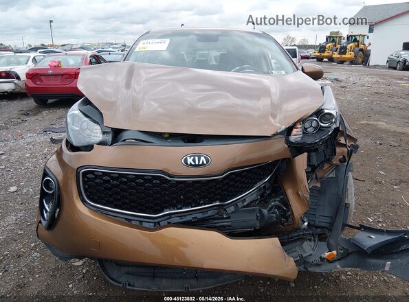 KNDPMCAC1K7616524 2019 KIA SPORTAGE Orange Instrument cluster view