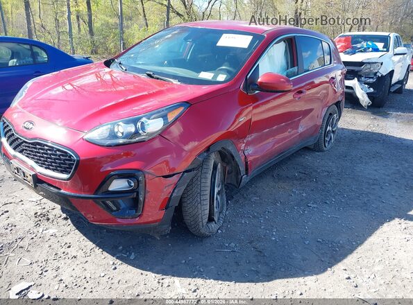 KNDPMCAC1N7024416 2022 KIA SPORTAGE Burgundy Front view