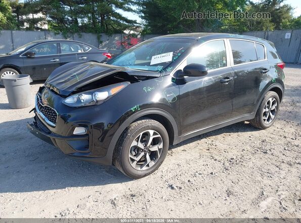 KNDPMCAC2N7969648 2022 KIA SPORTAGE Black Vista tres cuartos delantera izquierda