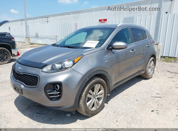 KNDPMCAC3H7171356 2017 KIA SPORTAGE Gray Front left