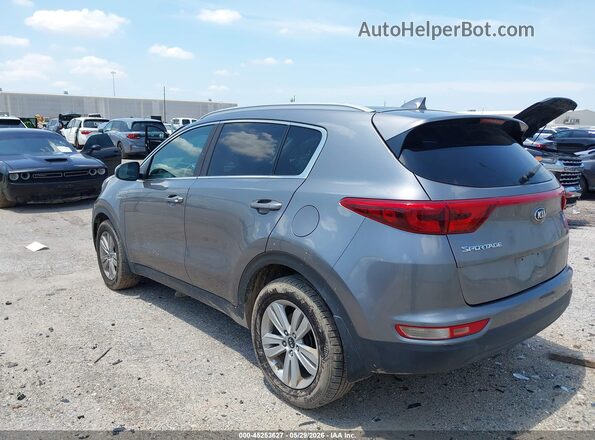 KNDPMCAC3H7171356 2017 KIA SPORTAGE Gray Rear left