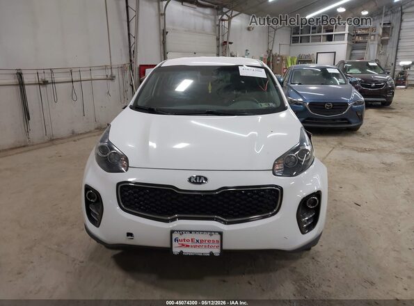 KNDPMCAC3J7455057 2018 KIA SPORTAGE White Вид щитка приладів