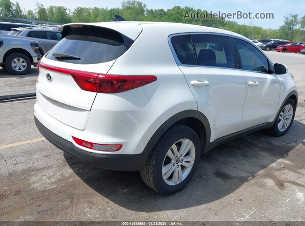 KNDPMCAC4H7257078 2017 KIA SPORTAGE Белый Задняя правая четверть
