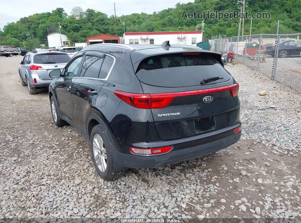 KNDPMCAC4K7612614 2019 KIA SPORTAGE Black Հետևի ձախ
