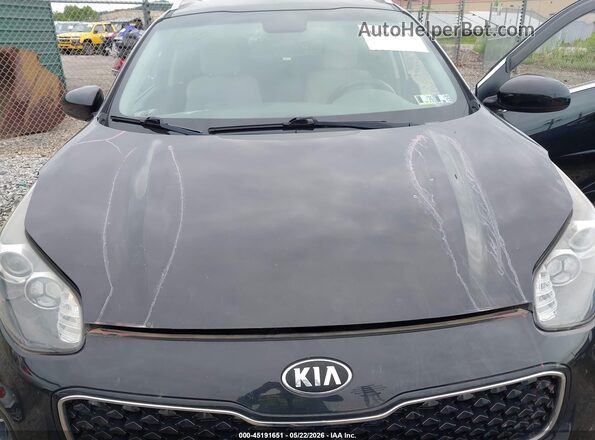 KNDPMCAC4K7612614 2019 KIA SPORTAGE Black Դիմացի տեսք