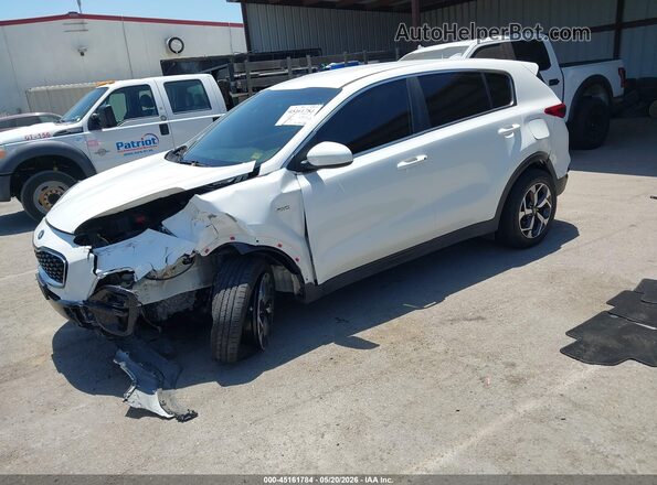 KNDPMCAC4N7009814 2022 KIA SPORTAGE White წინა მარცხენა ხედი სამი მეოთხედიდან