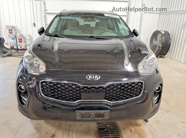 KNDPMCAC5J7360709 2018 KIA SPORTAGE Black Widok z przodu
