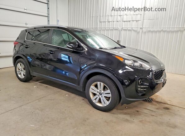 KNDPMCAC5J7360709 2018 KIA SPORTAGE Black Przód prawy