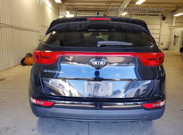 KNDPMCAC5J7360709 2018 KIA SPORTAGE Black Widok z tyłu