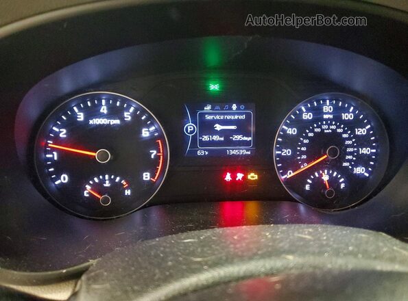 KNDPMCAC5J7360709 2018 KIA SPORTAGE Black Widok zestawu wskaźników