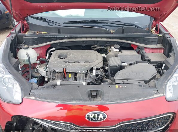 KNDPMCAC5J7417166 2018 KIA SPORTAGE Red Հետևի տեսք