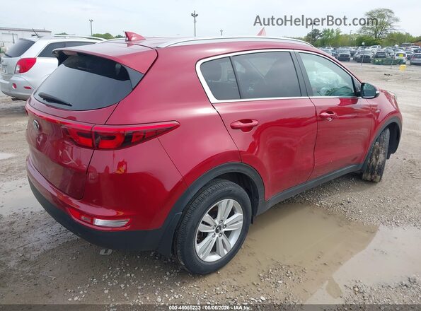 KNDPMCAC5J7417166 2018 KIA SPORTAGE Red Հետևի աջ