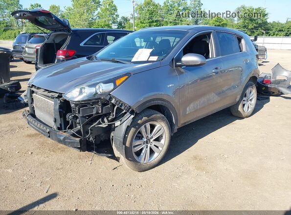 KNDPMCAC5J7476590 2018 KIA SPORTAGE Silver წინა მარცხენა ხედი სამი მეოთხედიდან