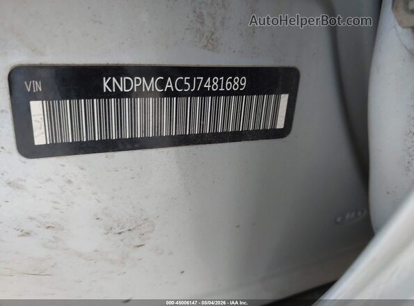 KNDPMCAC5J7481689 2018 KIA SPORTAGE Silver ძრავის განყოფილების ხედი