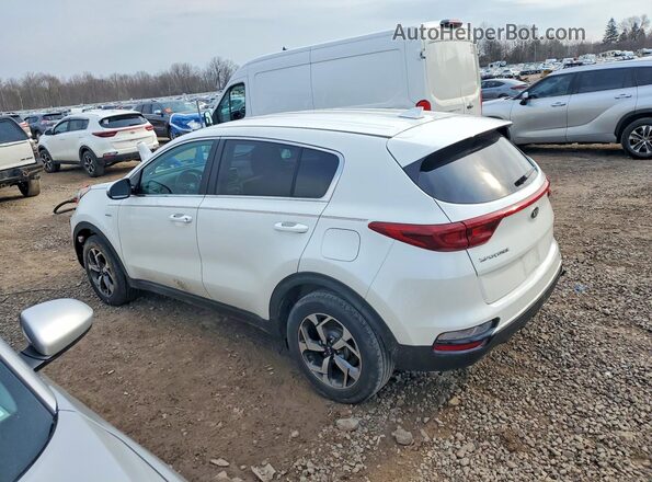 KNDPMCAC5M7891588 2021 KIA SPORTAGE White Trasero izquierdo
