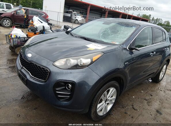 KNDPMCAC6H7258216 2017 KIA SPORTAGE Dark Blue Передня ліва чверть