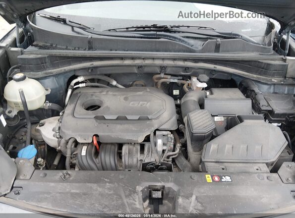 KNDPMCAC6H7258216 2017 KIA SPORTAGE Dark Blue Вид ззаду