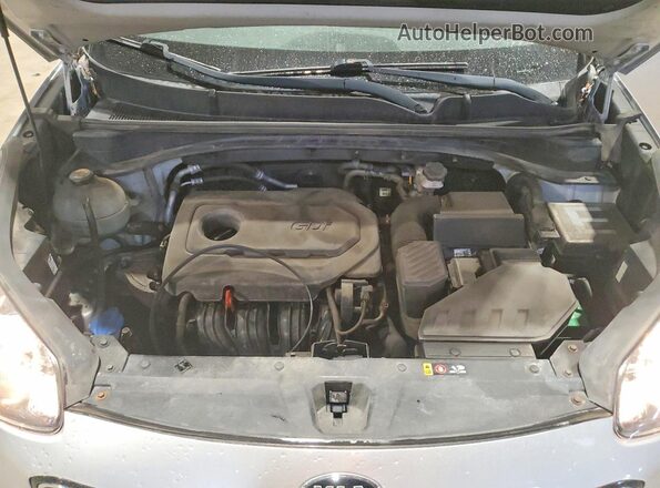 KNDPMCAC6H7272715 2017 KIA SPORTAGE Silver Widok komory silnika