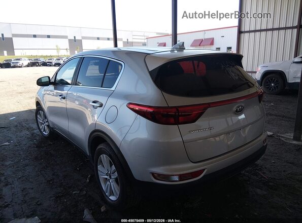KNDPMCAC6J7450712 2018 KIA SPORTAGE Silver Rear left
