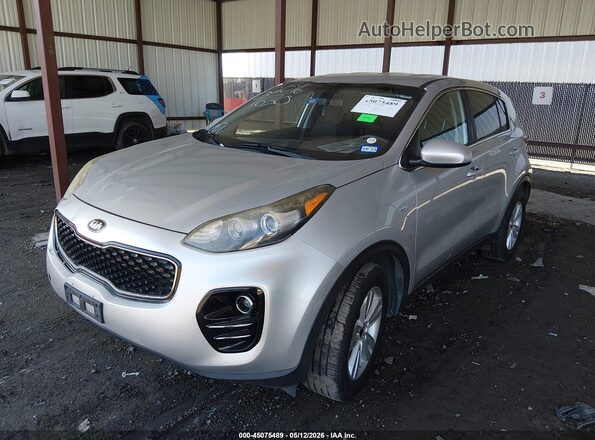 KNDPMCAC6J7450712 2018 KIA SPORTAGE Silver Front left