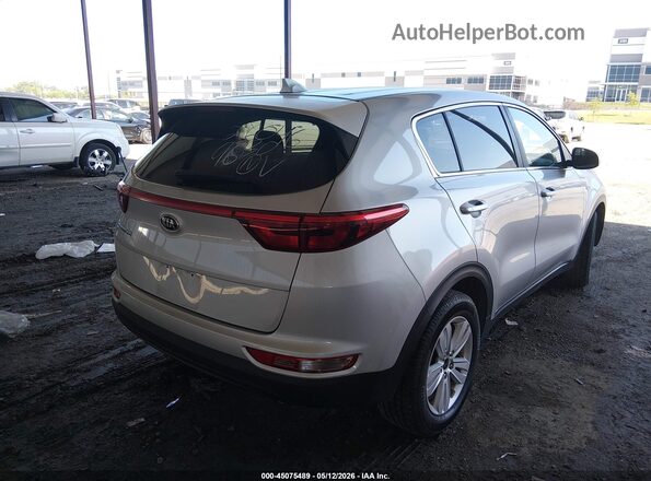 KNDPMCAC6J7450712 2018 KIA SPORTAGE Silver Rear right