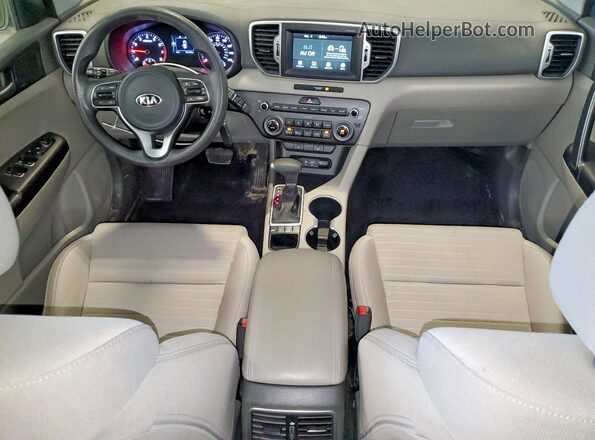 KNDPMCAC6K7613408 2019 KIA SPORTAGE Silver Dashboard view