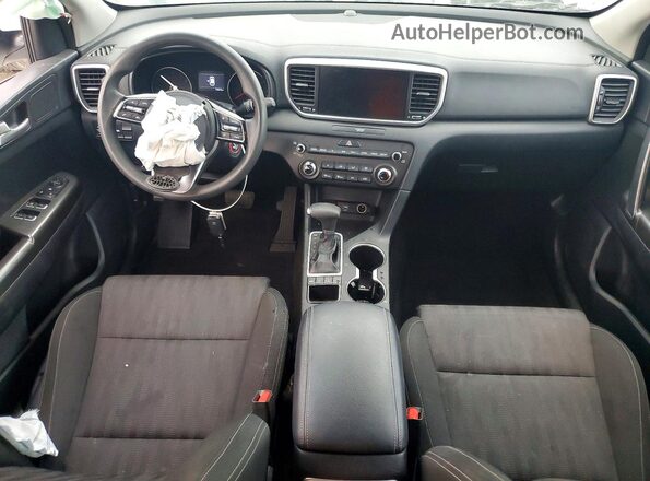 KNDPMCAC6N7009264 2022 KIA SPORTAGE White Widok deski rozdzielczej
