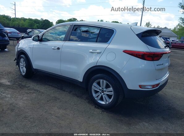 KNDPMCAC7K7518257 2019 KIA SPORTAGE White Trasero izquierdo