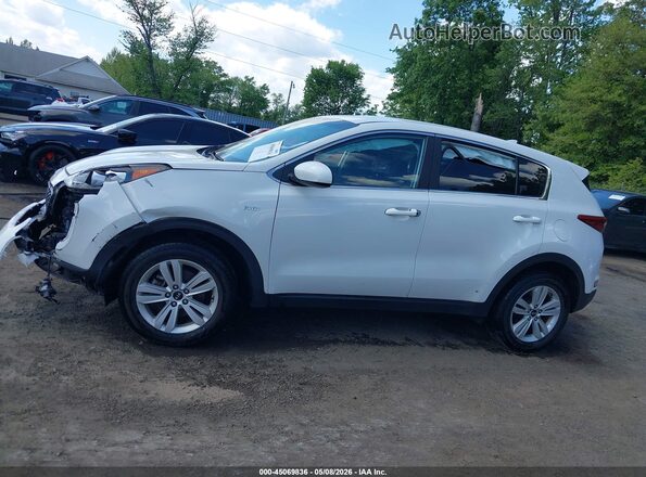 KNDPMCAC7K7518257 2019 KIA SPORTAGE White Vista interior trasera