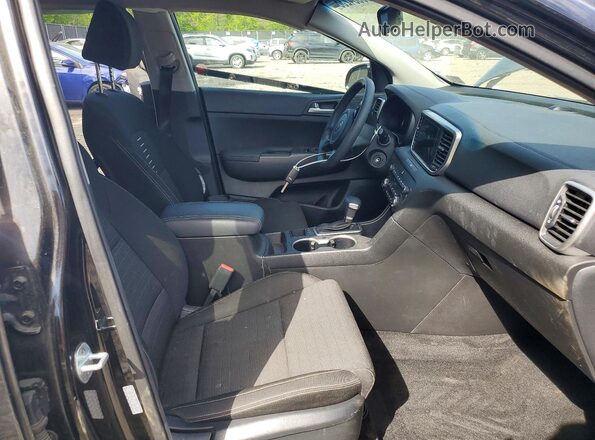 KNDPMCAC7L7643650 2020 KIA SPORTAGE Черный Вид салона спереди