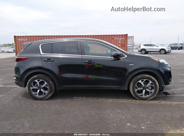 KNDPMCAC7M7933386 2021 KIA SPORTAGE Black ხელსაწყოთა პანელის ხედი