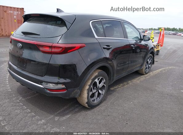 KNDPMCAC7M7933386 2021 KIA SPORTAGE Black უკანა მარჯვენა