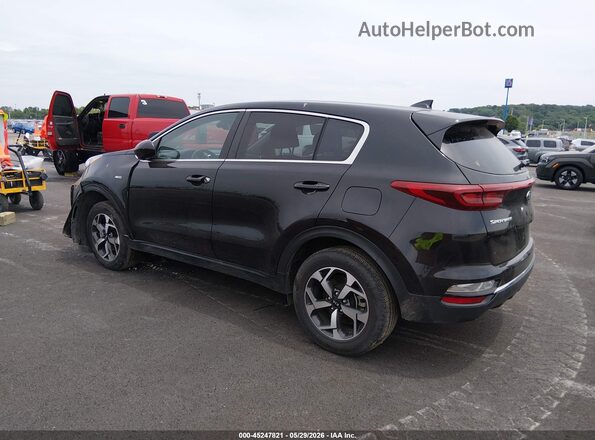 KNDPMCAC7M7933386 2021 KIA SPORTAGE Black უკანა მარცხენა