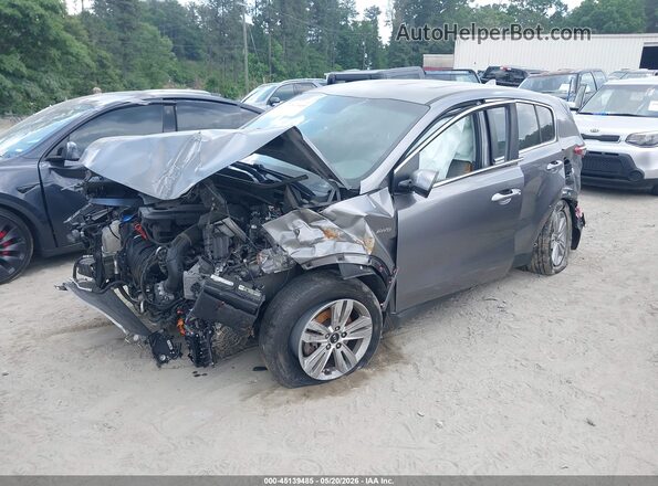 KNDPMCAC8H7261375 2017 KIA SPORTAGE Gray Front left