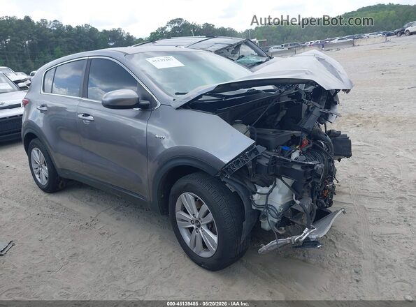 KNDPMCAC8H7261375 2017 KIA SPORTAGE Gray Rear interior view
