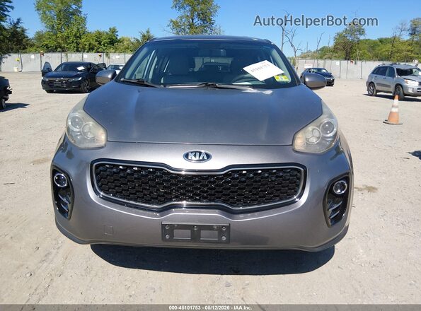 KNDPMCAC8H7272487 2017 KIA SPORTAGE Gray Սարքավորումների վահանակի տեսք