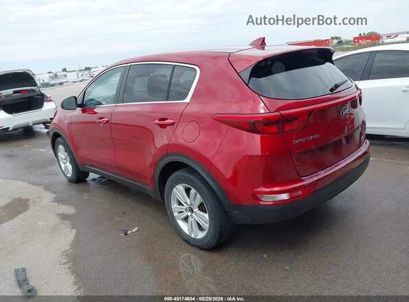 KNDPMCAC8K7582842 2019 KIA SPORTAGE Red Հետևի ձախ