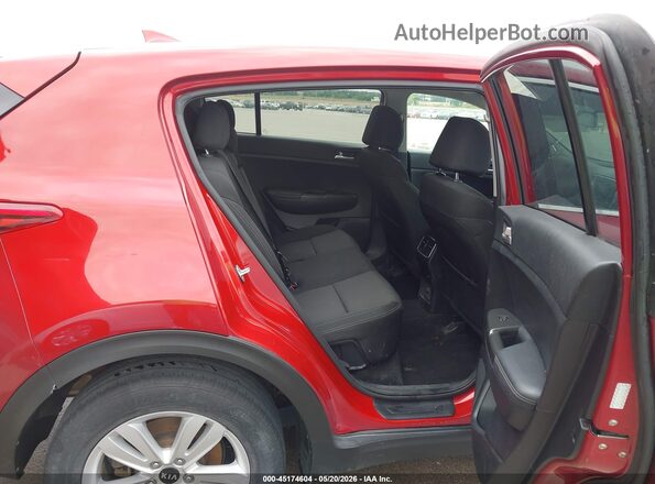 KNDPMCAC8K7582842 2019 KIA SPORTAGE Red VIN կոդի պիտակի տեսք