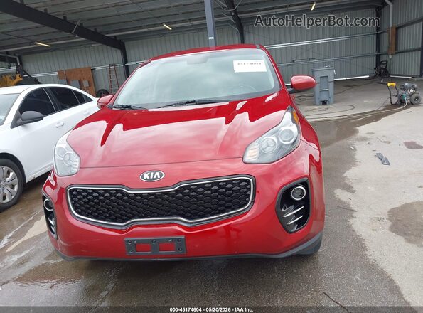 KNDPMCAC8K7582842 2019 KIA SPORTAGE Red Սարքավորումների վահանակի տեսք