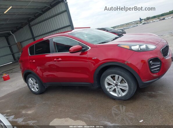 KNDPMCAC8K7582842 2019 KIA SPORTAGE Red Սալոնի հետևի տեսք