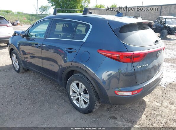 KNDPMCAC8K7596675 2019 KIA SPORTAGE Blue Trasero izquierdo