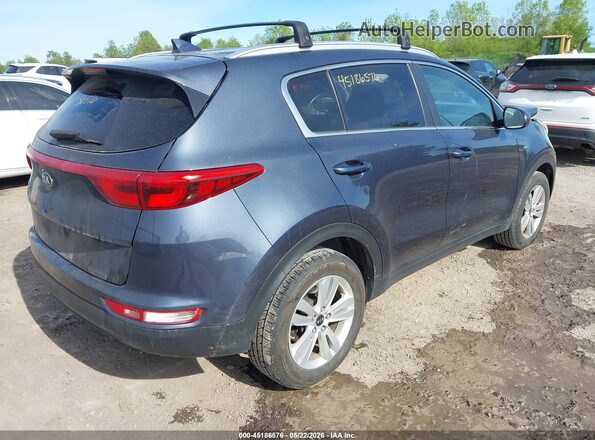 KNDPMCAC8K7596675 2019 KIA SPORTAGE Blue Trasero derecho