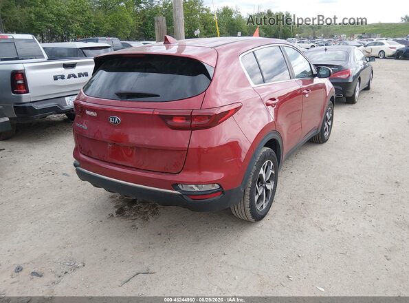 KNDPMCAC8L7654866 2020 KIA SPORTAGE Red უკანა მარჯვენა