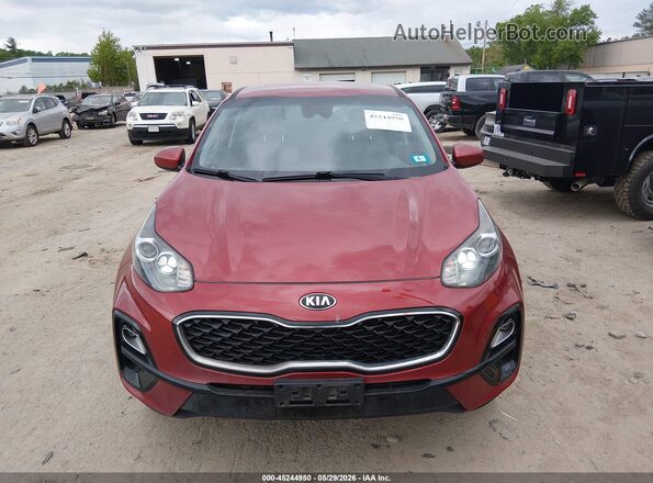 KNDPMCAC8L7654866 2020 KIA SPORTAGE Red ხელსაწყოთა პანელის ხედი
